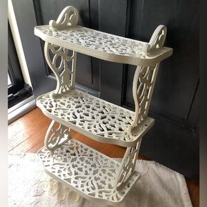 Vintage Homeco Bathroom Kitchen Wall Botanical Shelf